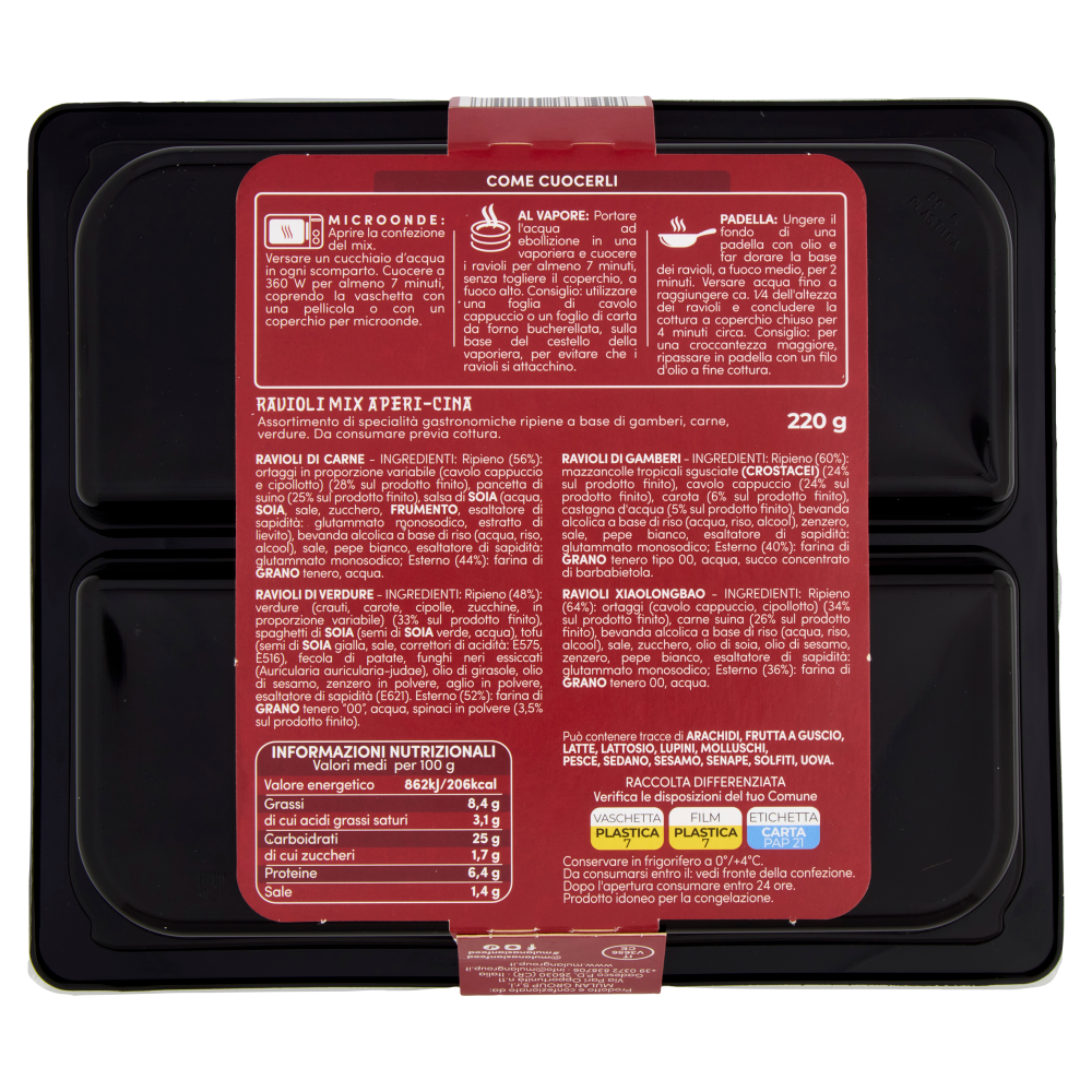 Mulan Ravioli Mix 220 g