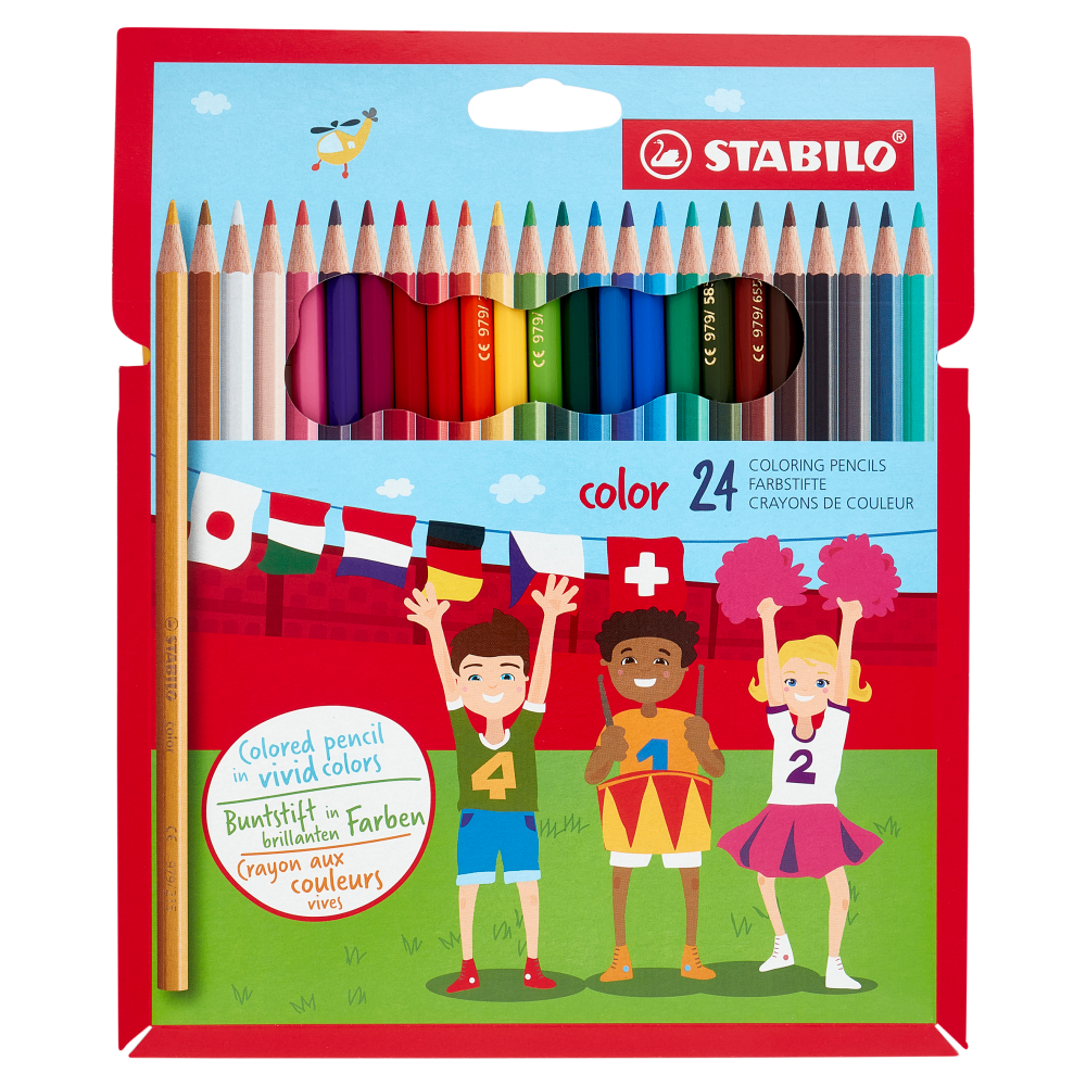 STABILO color matite colorate - astuccio da 24 pz.