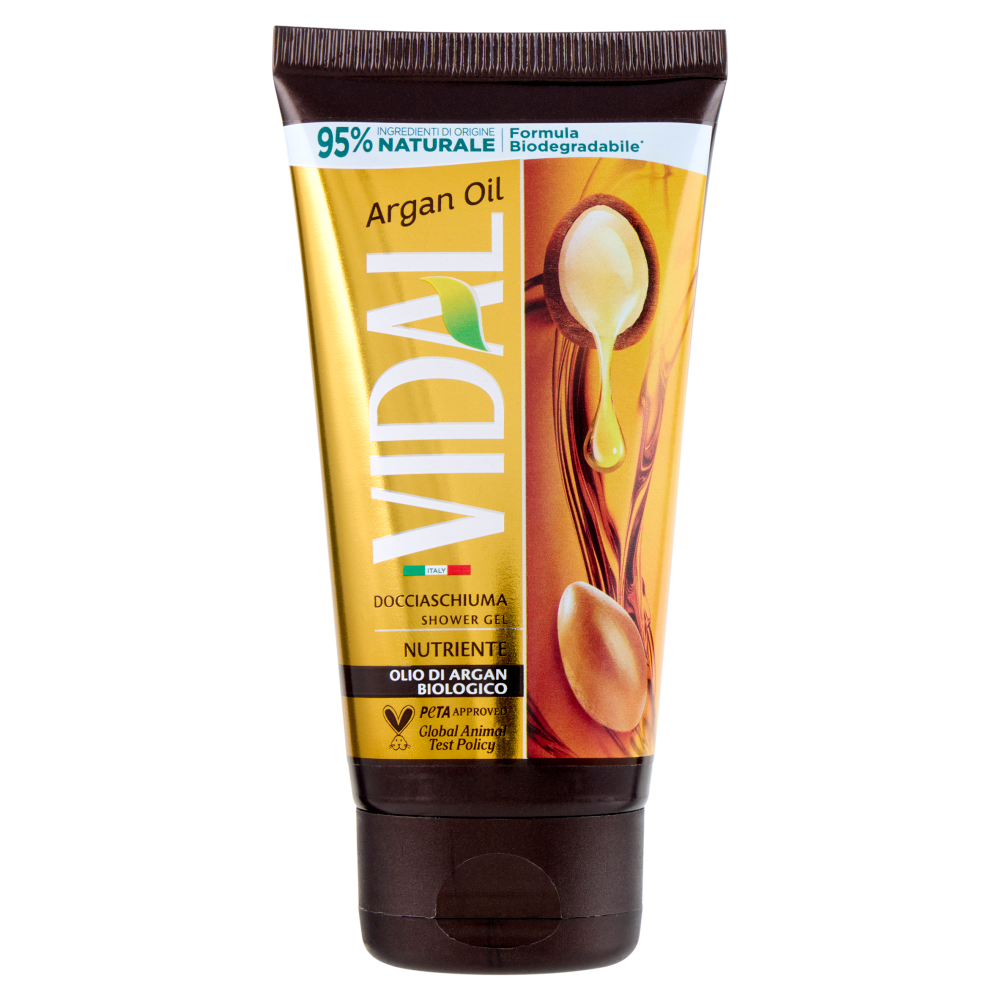 Vidal Argan Oil Docciaschiuma Nutriente Olio di Argan Biologico 75 ml