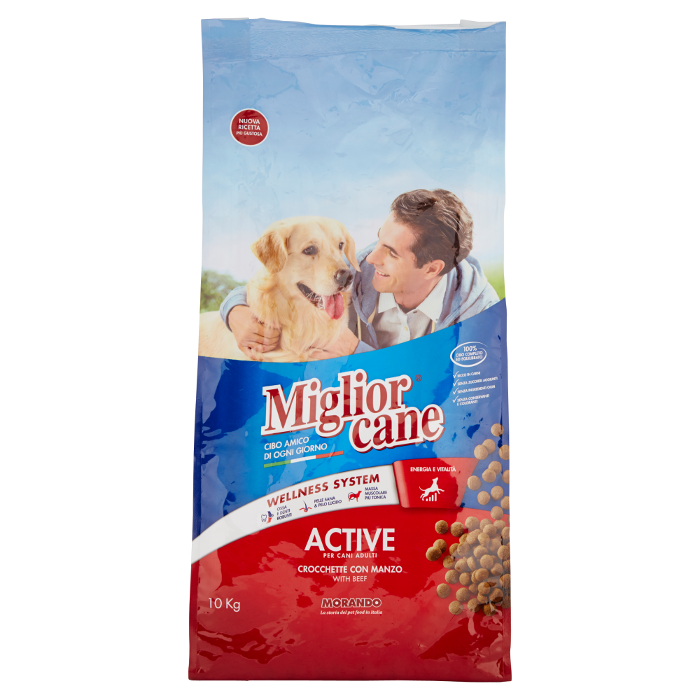 Migliorcane Active Crocchette con Manzo 10 Kg