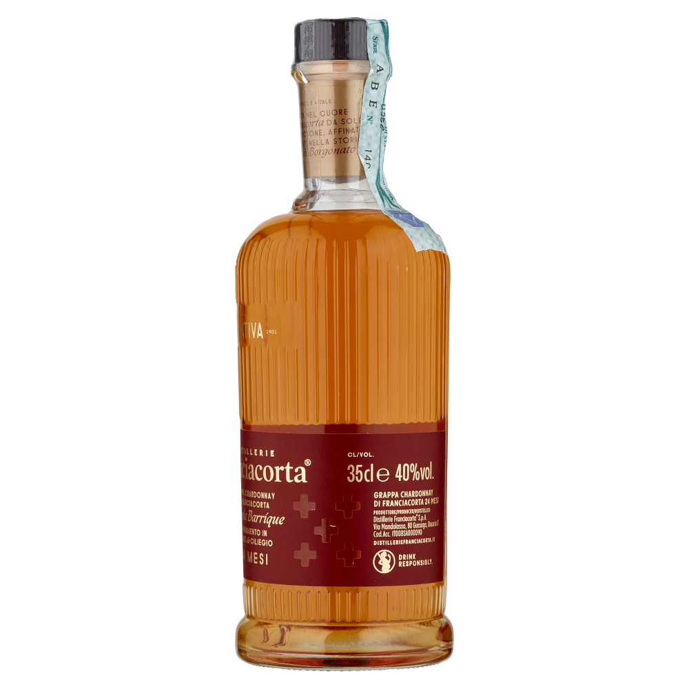 Distillerie Franciacorta la Nativa Grappa Chardonnay di Franciacorta Doppia Barrique 24 Mesi 35 cl