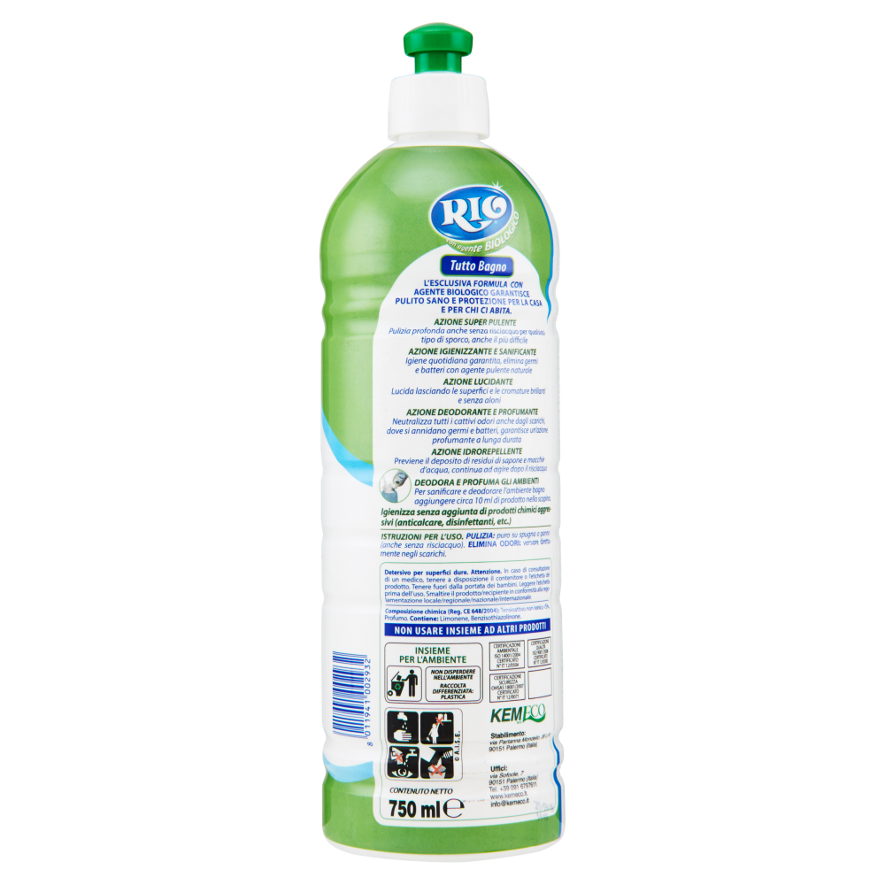Rio con agente Biologico Tutto Bagno 750 ml