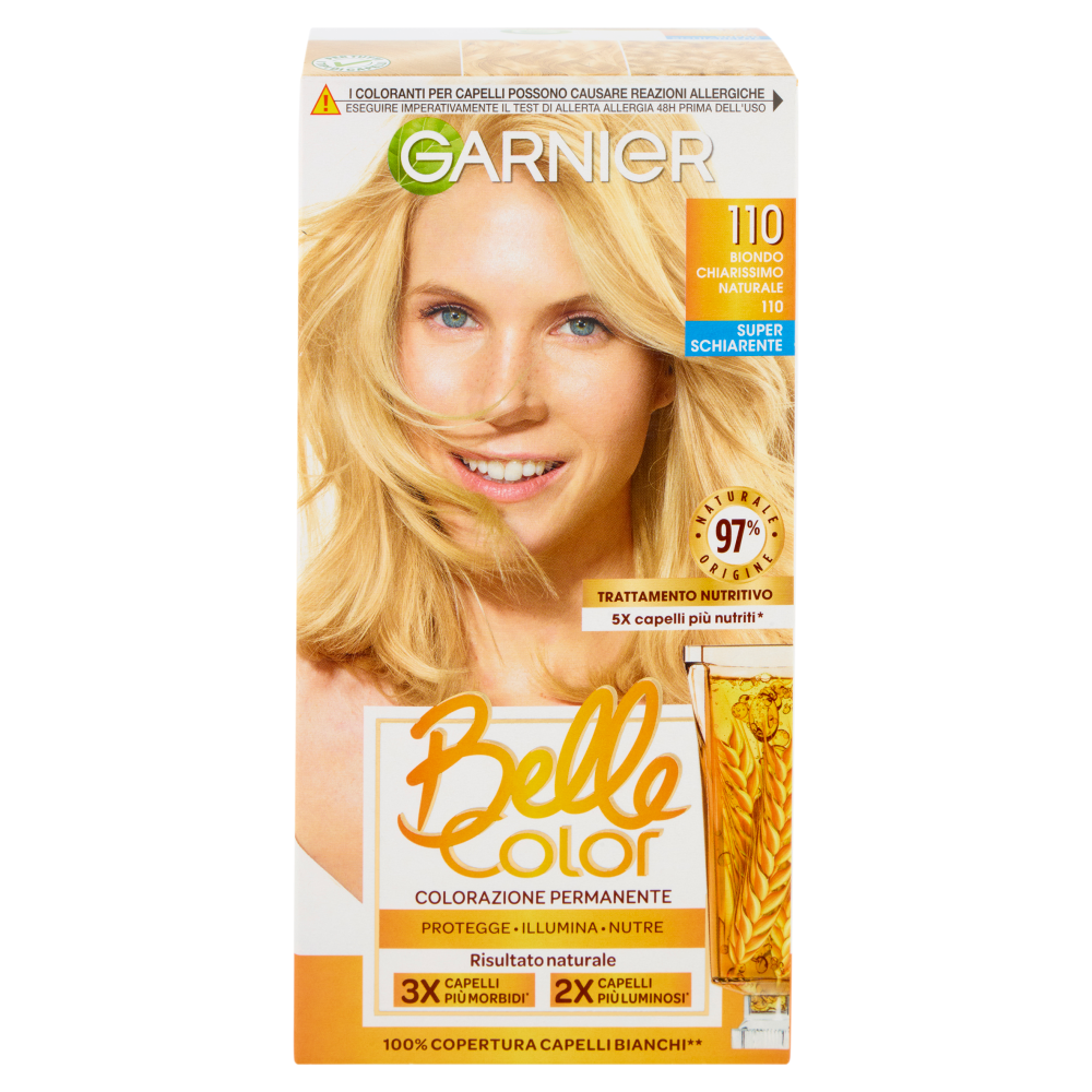 Garnier Belle Color Colorazione Permanente 110 Biondo Chiarissimo Naturale