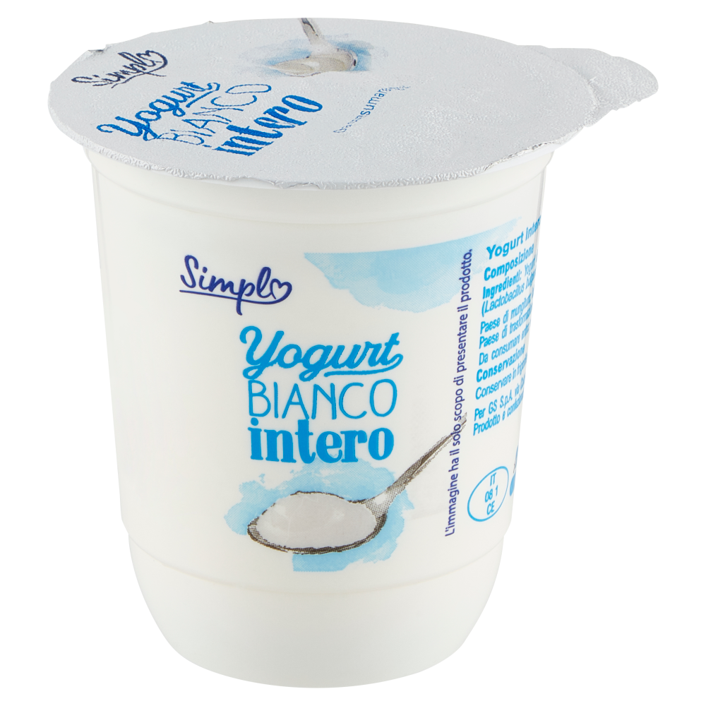 Simpl yogurt Bianco intero 150 g