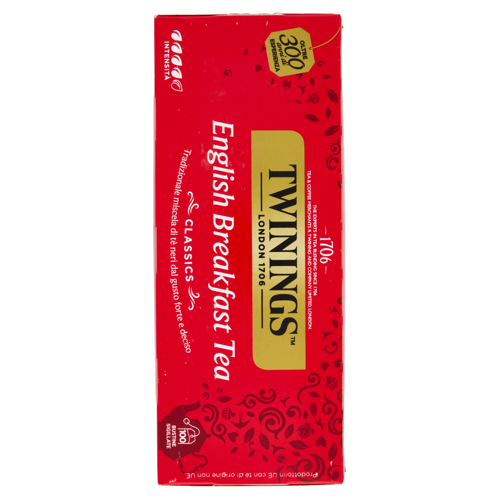 Twinings English Breakfast Tea T&egrave; Nero 100 filtri The 200 g
