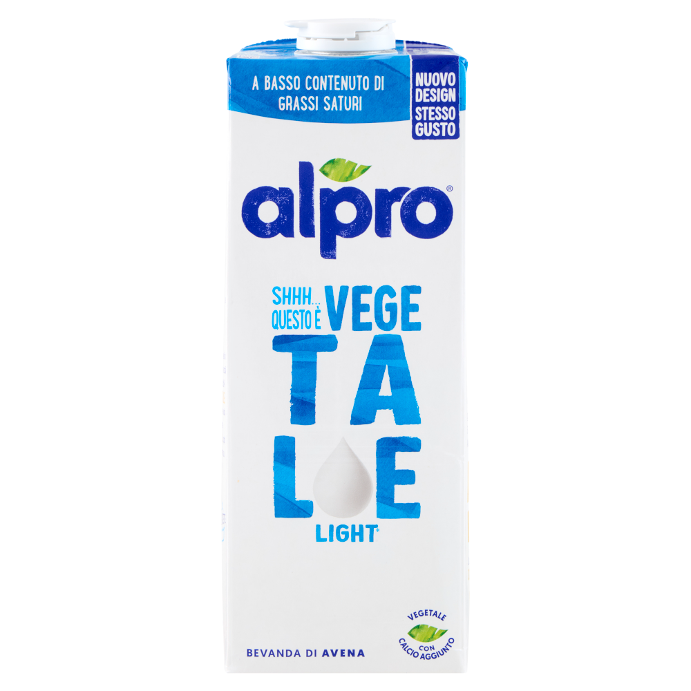 ALPRO Questo &egrave; Vegetale Light, Bevanda all'Avena con il Gusto che Ami, NaturalmenteSenzaLattosio, 1l
