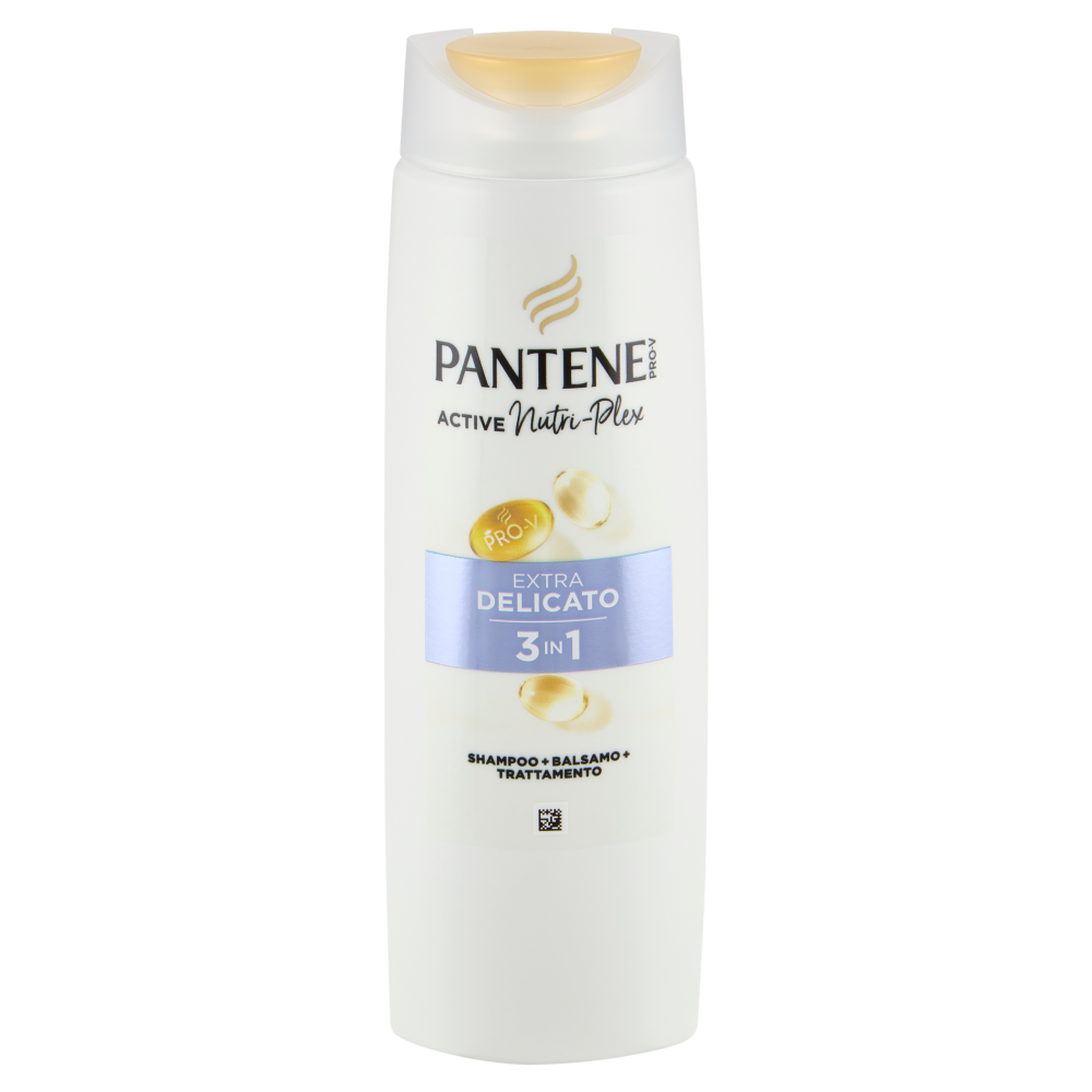 Pantene Pro-V Extra Delicato 3 in 1 Shampoo + Balsamo + Trattamento Active Nutri-Plex 250 ml