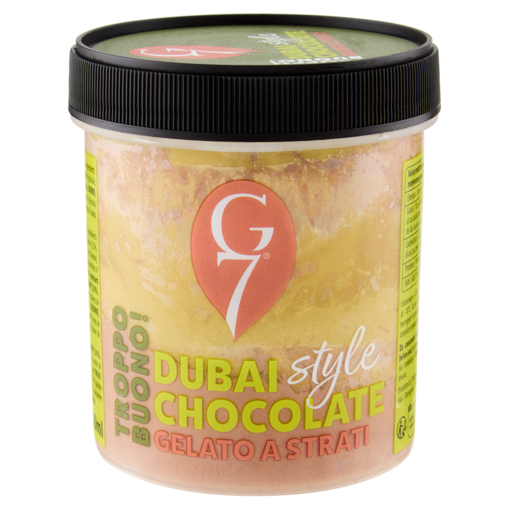 G7 Dubai style Chocolate Gelato a Strati 300 g