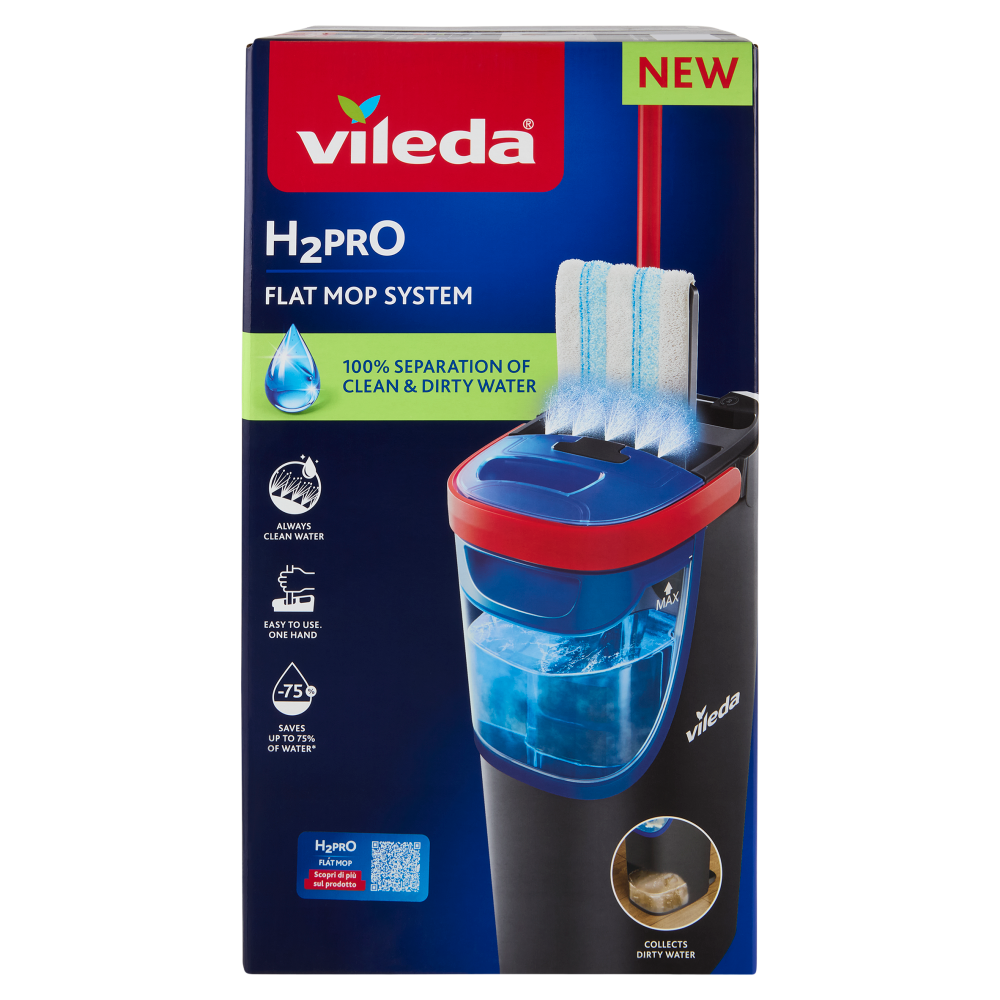 Vileda H2Pro Flat Mop Sistema 1 pz