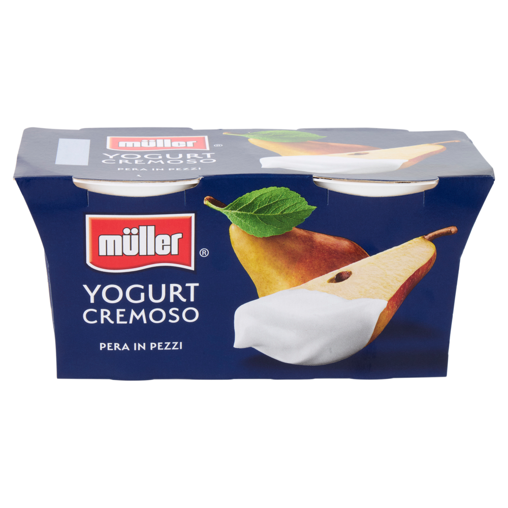 müller Yogurt Cremoso Pera in Pezzi 2 x 125 g