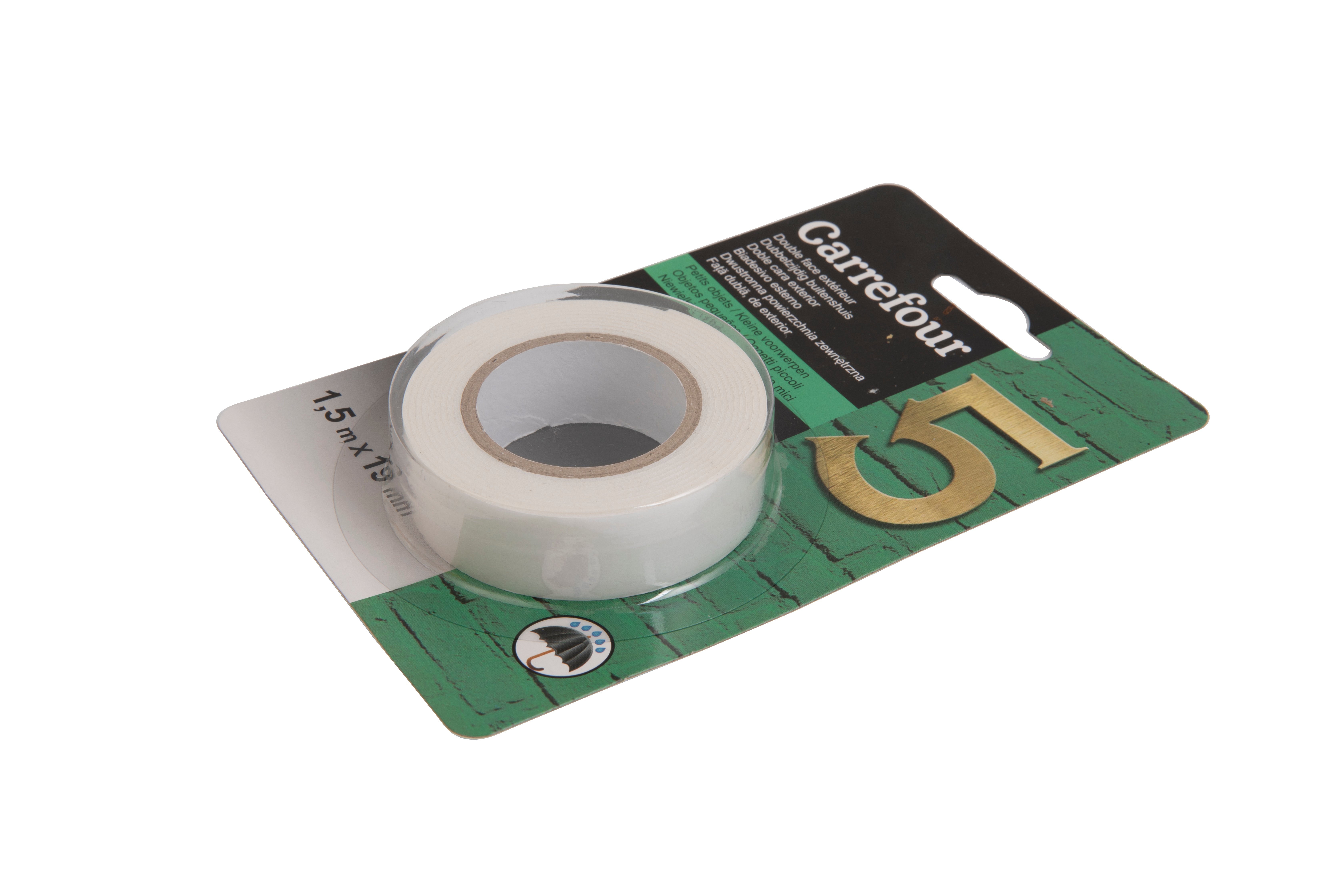 Carrefour Biadesivo esterno 1,5x19