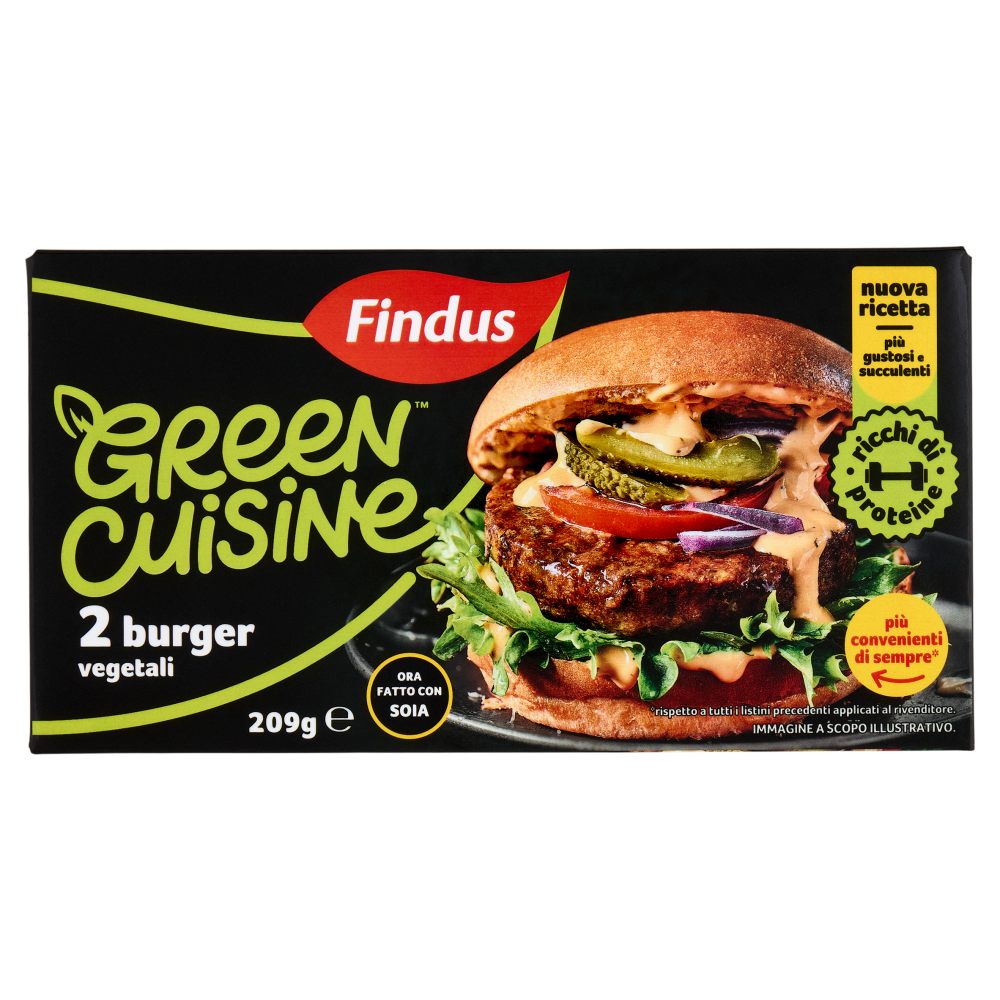 Findus Green Cuisine 2 Burger Vegetali 209 g