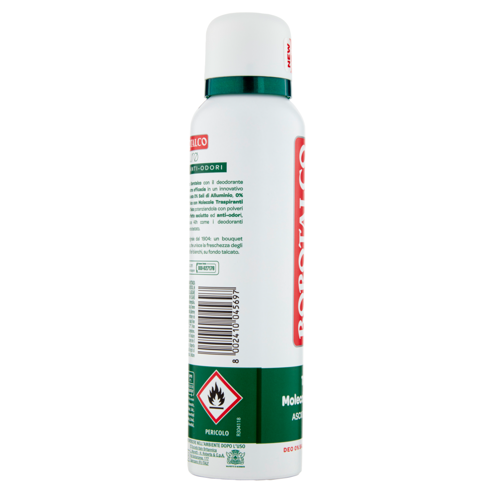 Borotalco purø Profumo di Borotalco Deo 0% Sali 150 ml