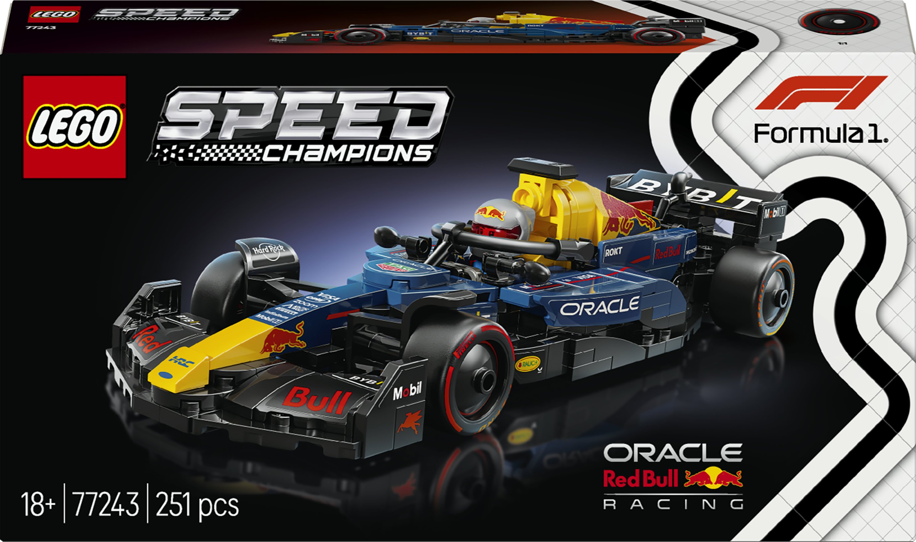 LEGO Speed Champions 77243 Auto da Corsa F1 Oracle Red Bull Racing RB20 Macchina da Collezione, Regalo Uomo, Donna e Adulti