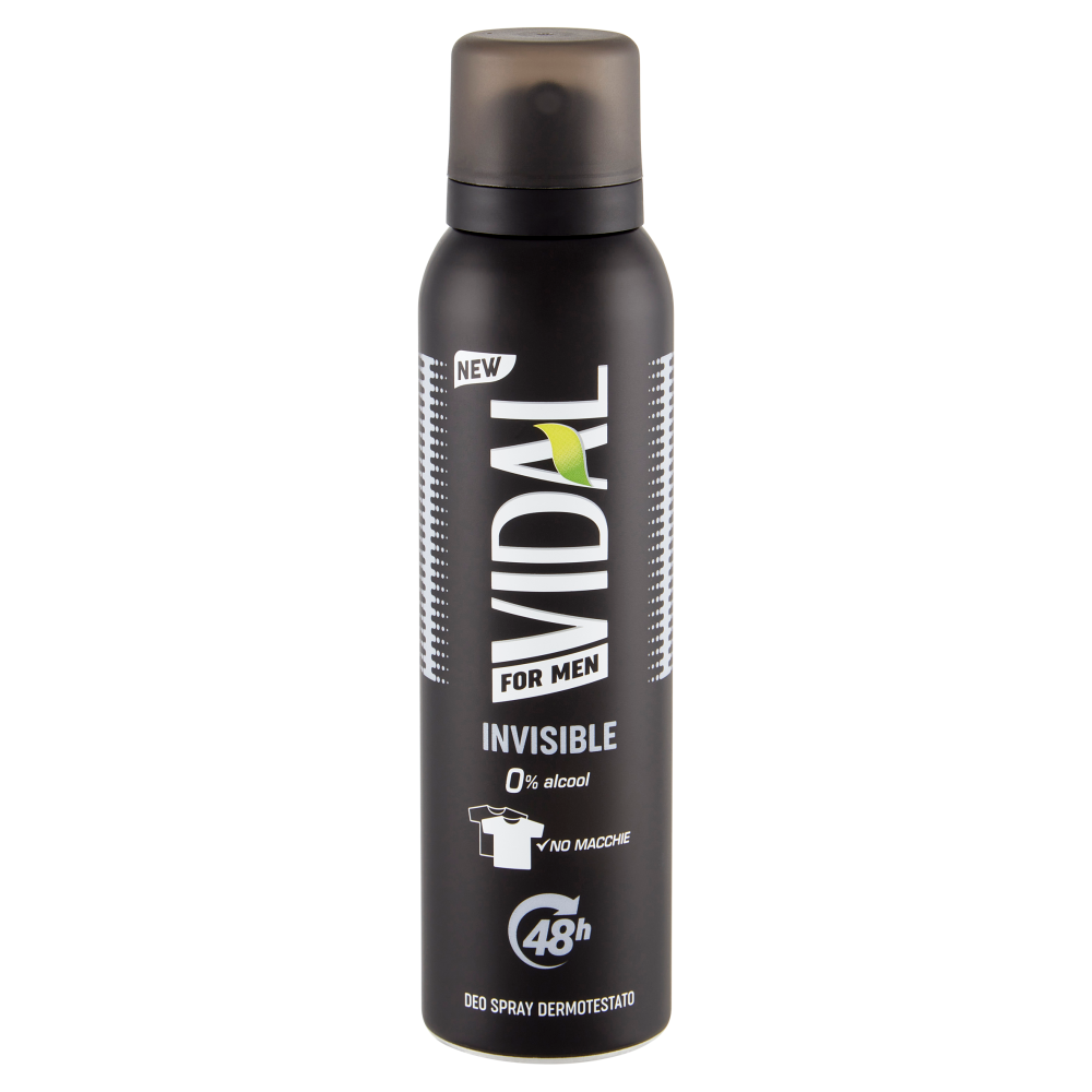 Vidal For Men Invisible Deo Spray Dermotestato 150 ml
