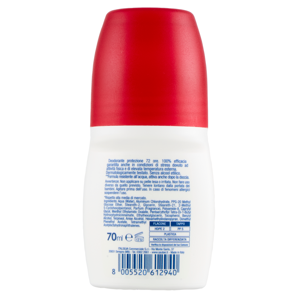 Sauber DeoActive sport & stress Roll on 70 ml