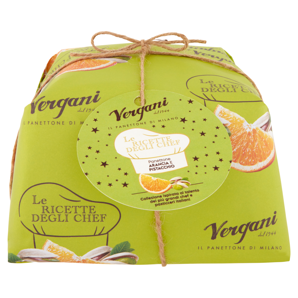 Vergani Panettone Arancia e Pistacchio 750 g