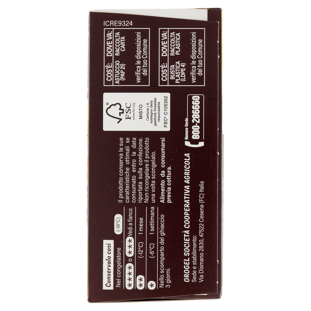 Orogel Crea Tu Mix di broccoli, spinaci, carote e peperoni Surgelati 320 g