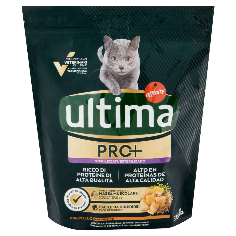 ultima Cat Pro+ Sterilizzati con Pollo 375 g