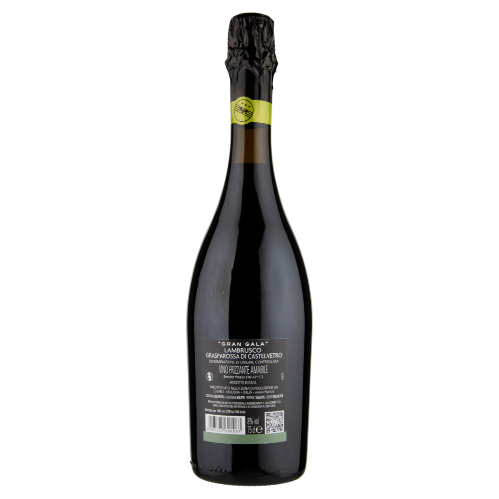 Chiarli Gran Gala Lambrusco Grasparossa di Castelvetro DOC Amabile 75 cl