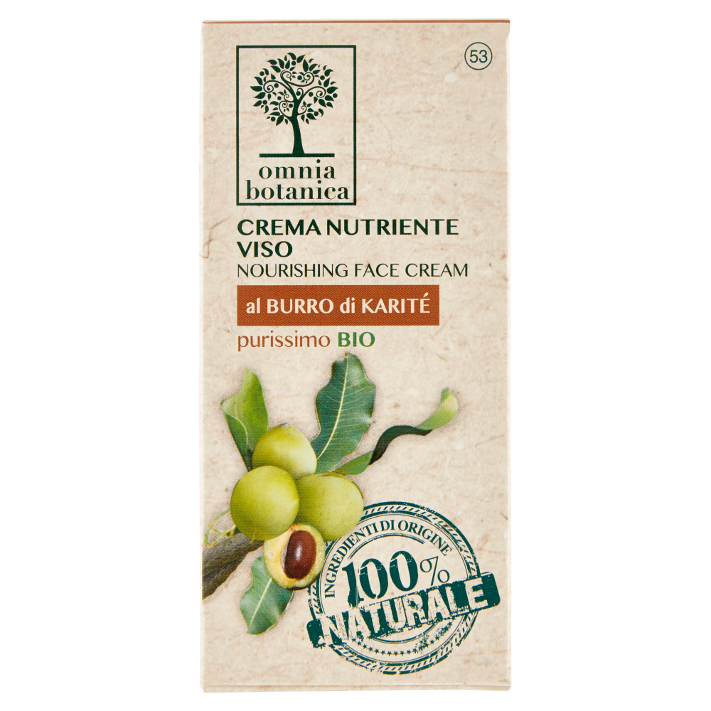 Omnia Botanica Crema Nutriente Viso Al Burro Di Karite Purissimo Bio 50 Ml Carrefour