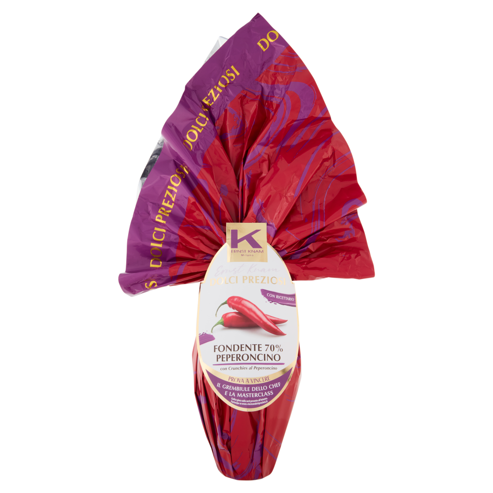 Dolci Preziosi Uovo Fondente 70% Peperoncino Ernst Knam 260 g
