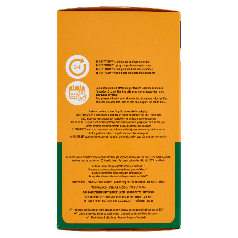 Pedigree Dentastix Fresh Snack per igiene orale Cane Piccolo 35 Pezzi 550 g