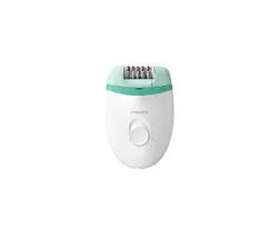 Philips Satinelle Essential Epilatore compatto con cavo bianco e verde BRE224/00