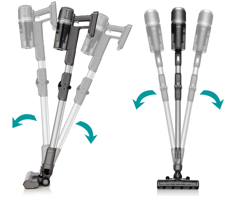 Hisense 738224 Aspirapolvere a bastone 2 in 1 Batteria Secco Senza sacchetto 0,5 L 110 W Bianco