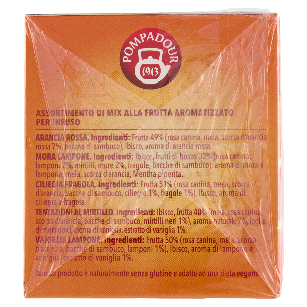 Pompadour Infusi Collection 5 Gusti Assortiti 25 x 2,75 g