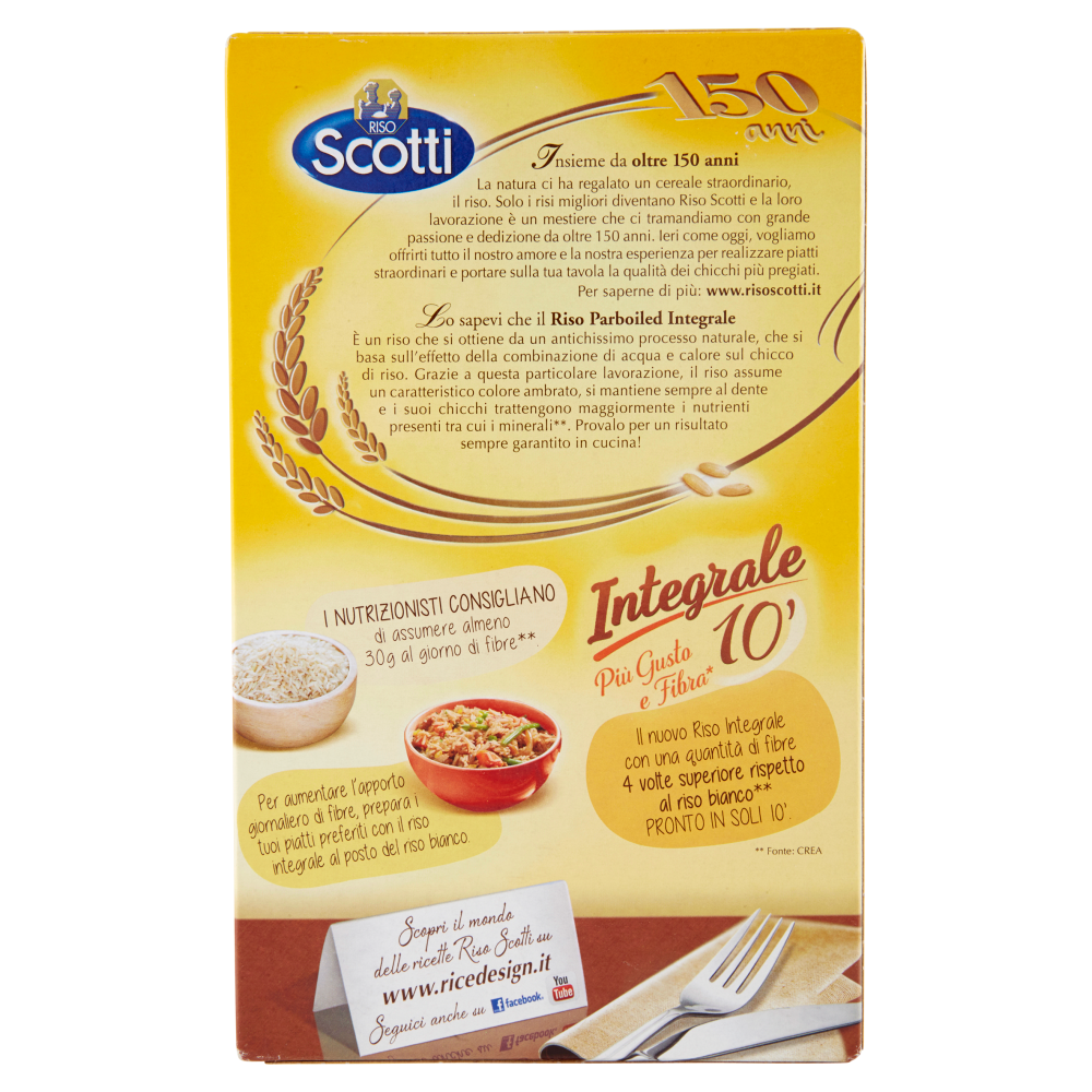 Riso Scotti Integrale 10' Più Gusto e Fibra* 1 kg