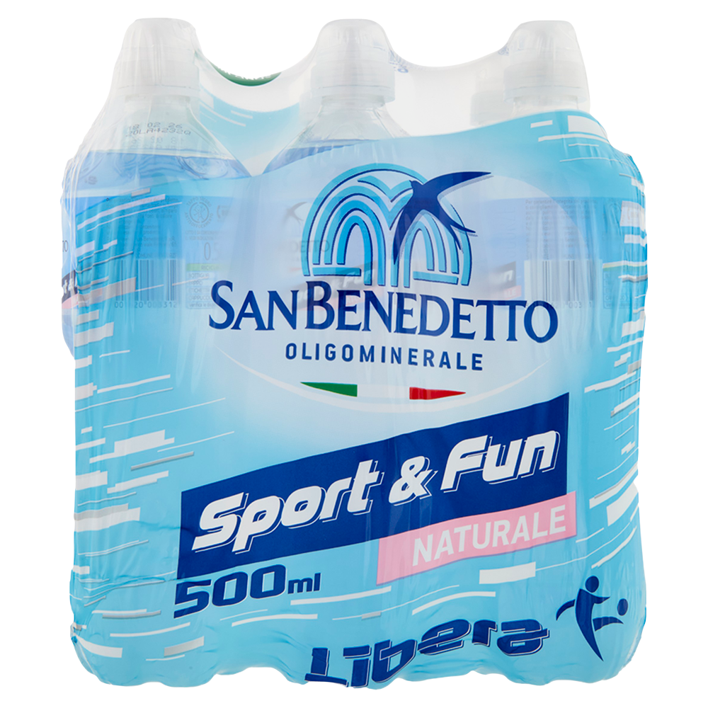 San Benedetto Libera Oligominerale Naturale Benedicta 6 x 0,5 L