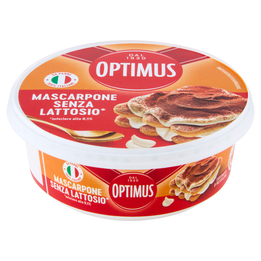 Optimus Mascarpone Senza Lattosio* 250 g