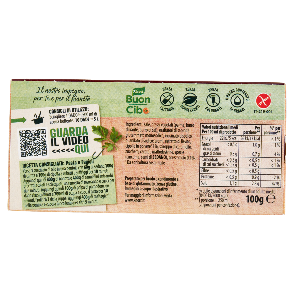 Knorr Classico 10 Dadi 100 g