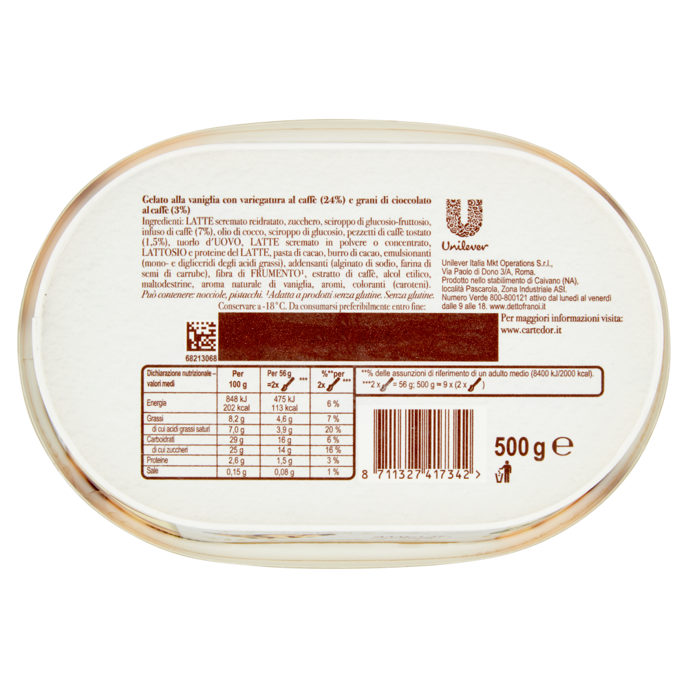 Carte d'Or Affogato al Caffè 500 g