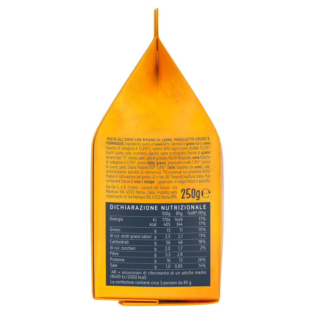 Barilla Emiliane Tortellini Pasta all'Uovo 250 g