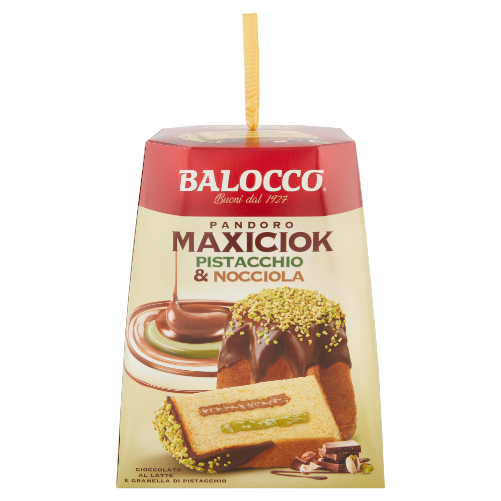 Balocco Pandoro Maxiciok Pistacchio & Nocciola 800 g