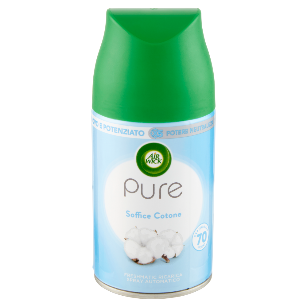 Air Wick Freshmatic Ricarica Pure Soffice Cotone Profumatore per ambiente 250 ml
