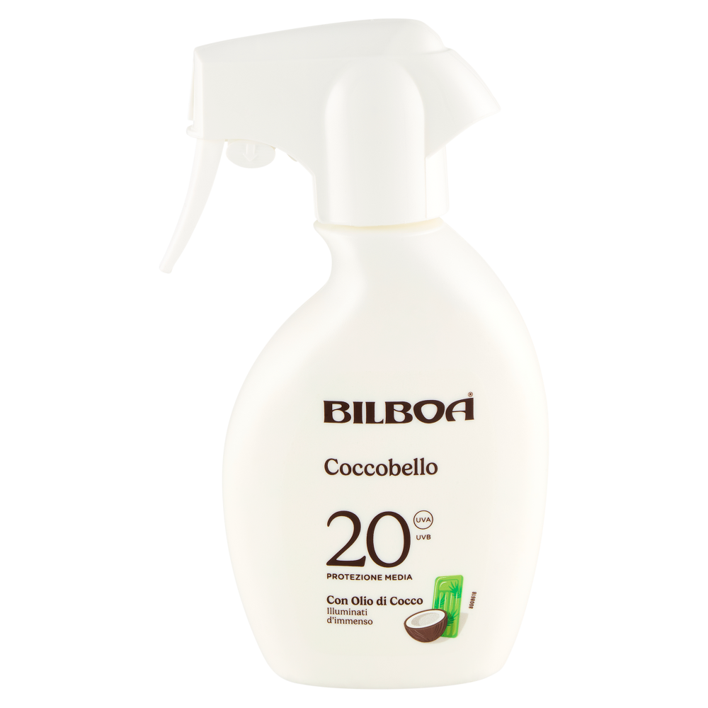 Bilboa Coccobello 20 Protezione Media con Olio di Cocco 250 ml