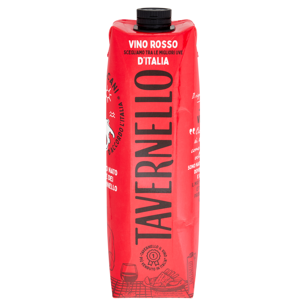 Tavernello Vino Rosso d'Italia 1 L