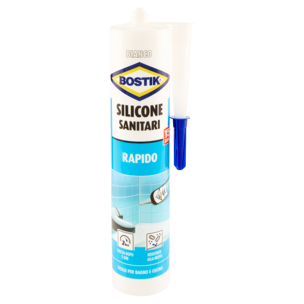 Bostik Silicone Sanitari Bianco 280 ml