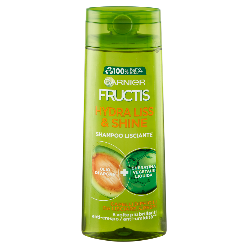 Garnier Fructis Shampoo Hydra Liss&Shine con aminocheratina e olio d