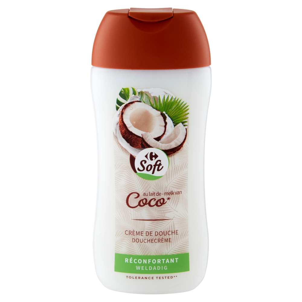 Carrefour Soft Doccia crema *con estratto emulsionato di cocco 250 ml