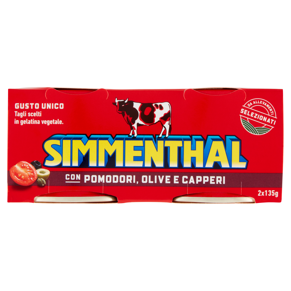 Simmenthal con Pomodori, Olive e Capperi 2 x 135 g