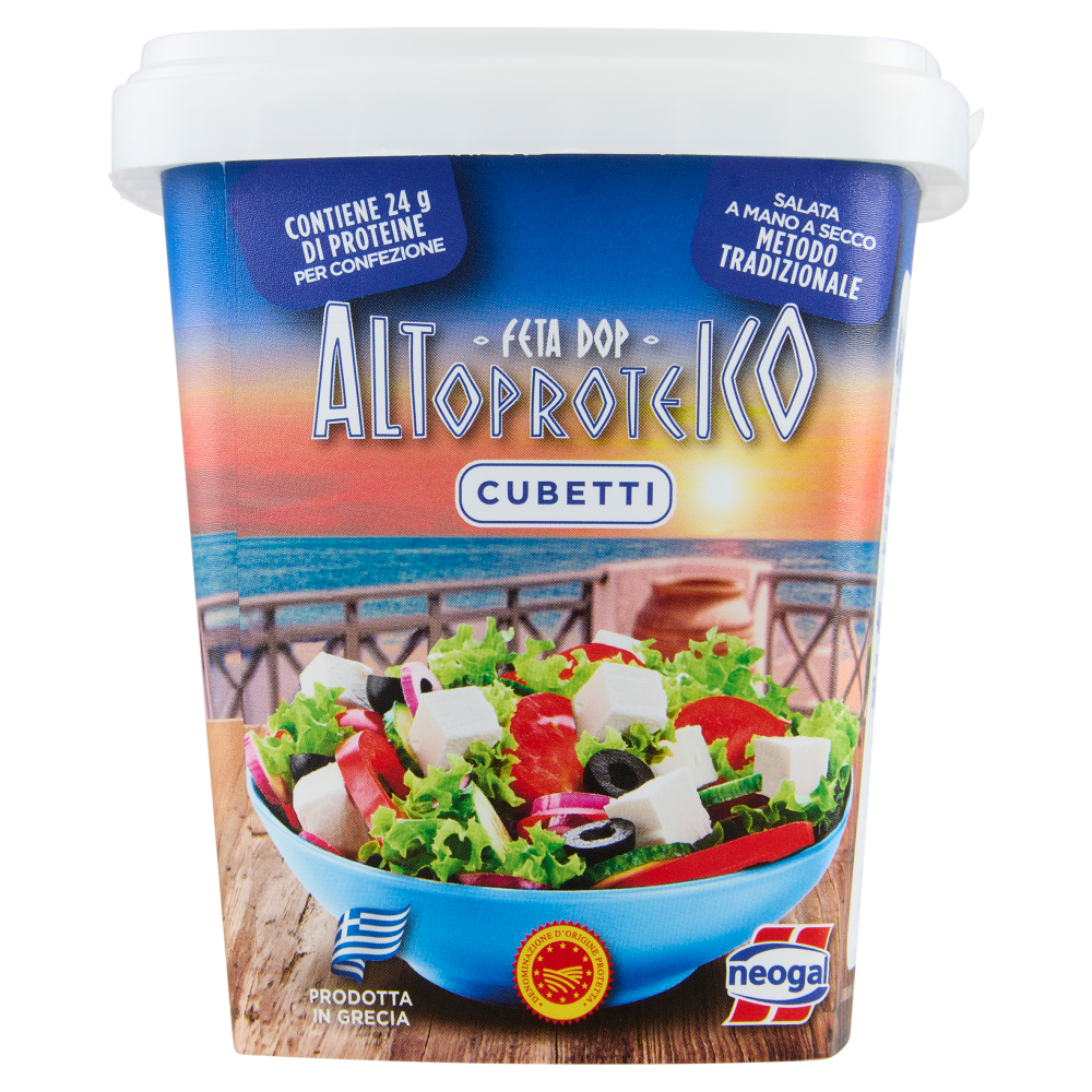 neogal Altoproteico Feta DOP Cubetti 400 g