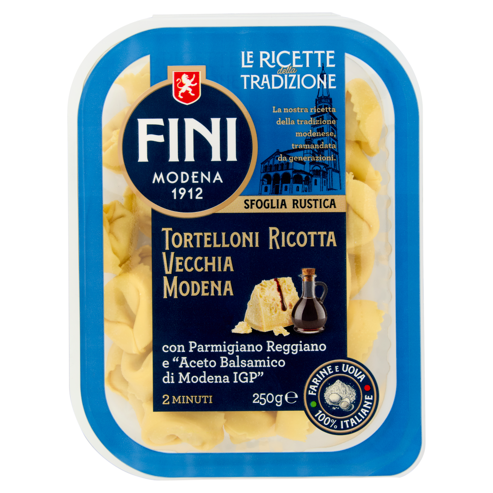 Fini Le Ricette della Tradizione Tortelloni Ricotta Vecchia Modena  250 g