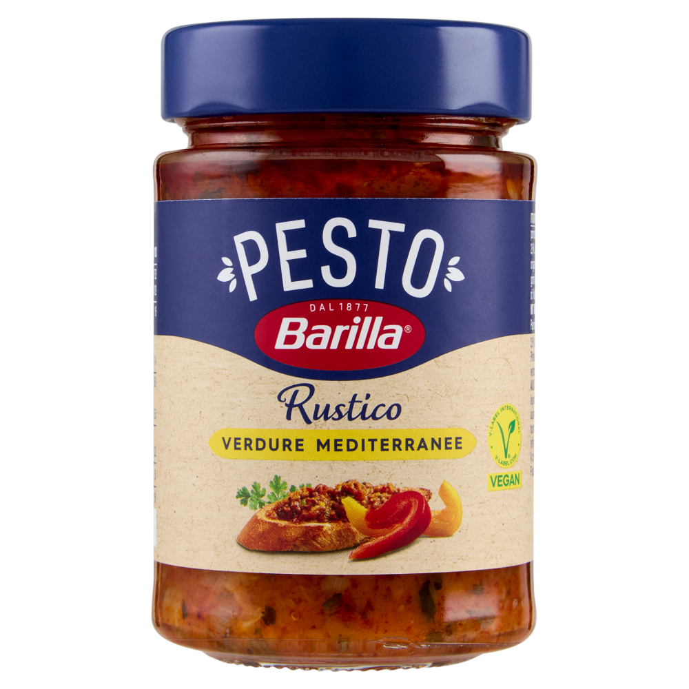 Barilla Pesto Rustico Mediterraneo Pasta e Bruschetta 200 g