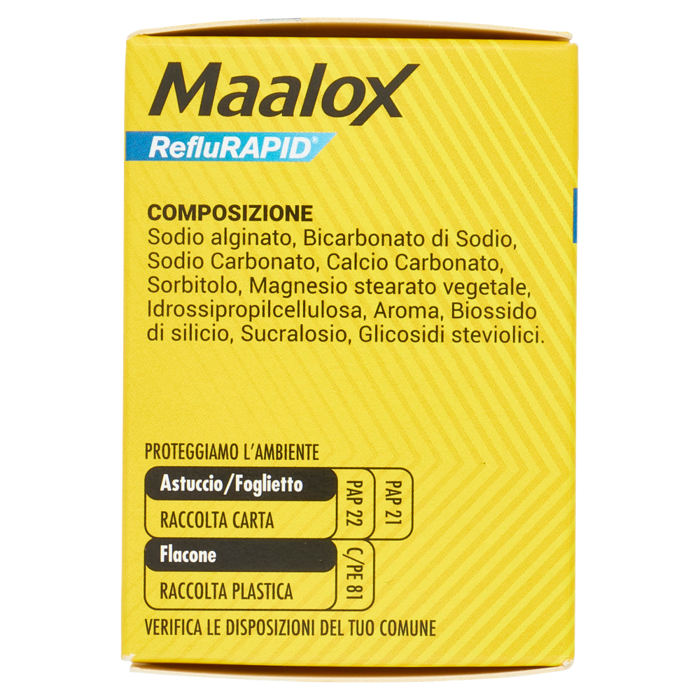 Maalox RefluRapid compresse masticabili 40 x 1 g
