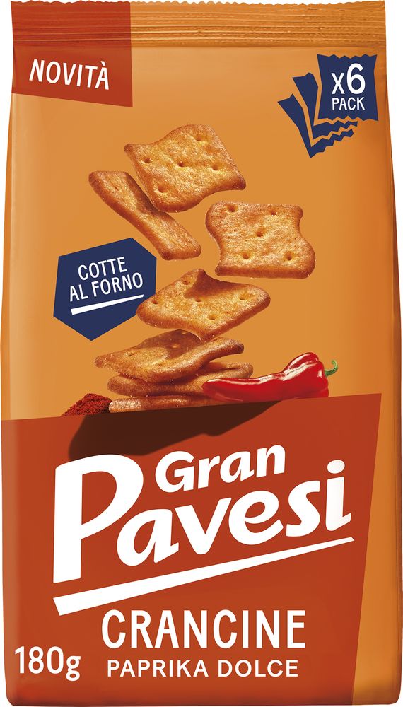 Gran Pavesi Crancine Paprika Dolce 180g