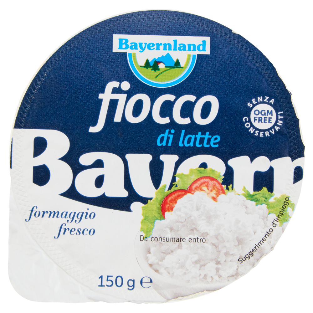 Bayernland fiocco di latte formaggio fresco 150 g